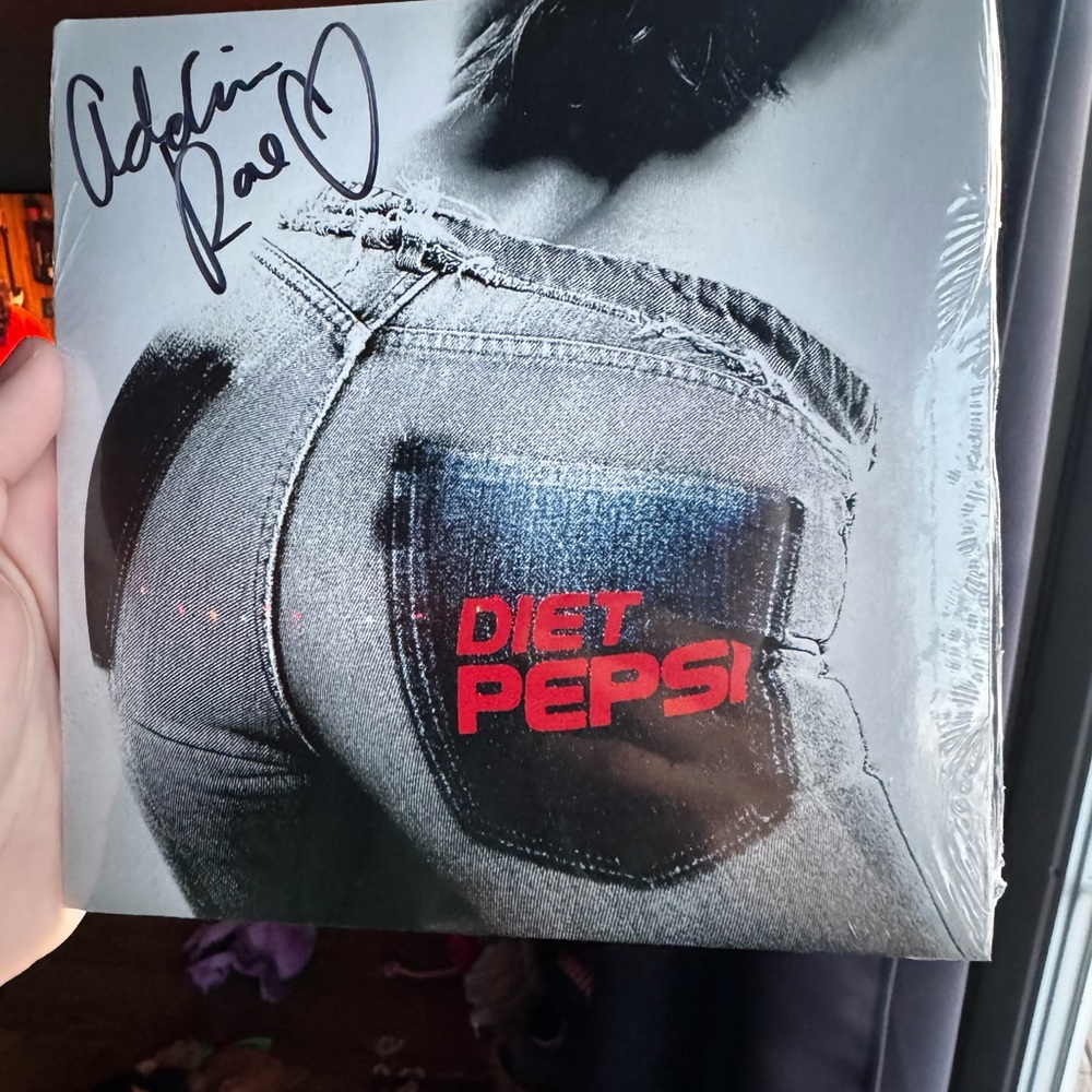 Addison Rae - Diet Pepsi signed 7 inch vinyl